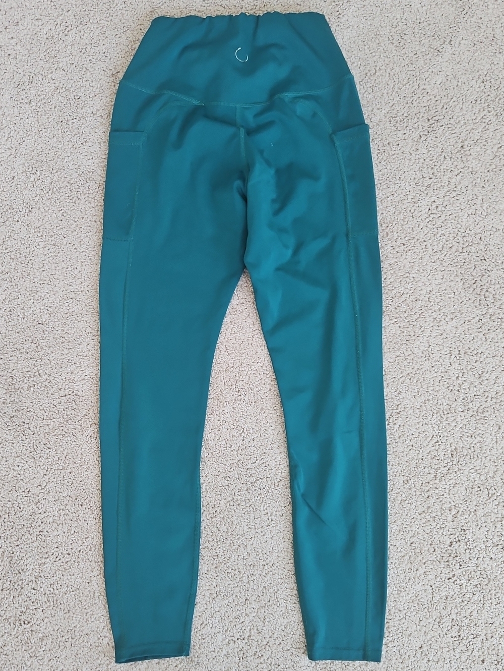 Teal High-Waist Pocket Leggings